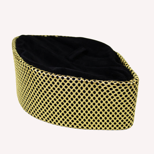 Black/Gold Net Original Oga Faaji Crown