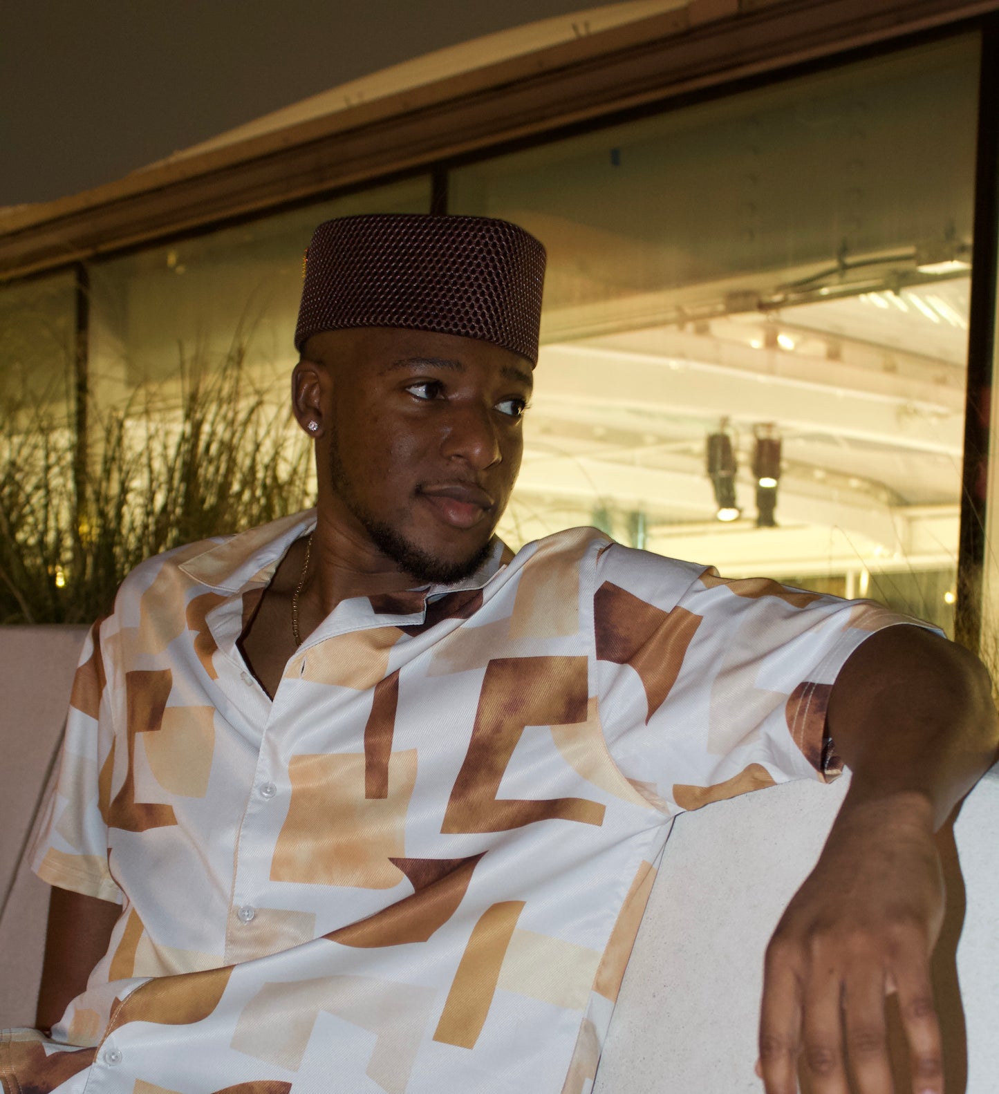 Brown Net Original Oga Faaji Crown