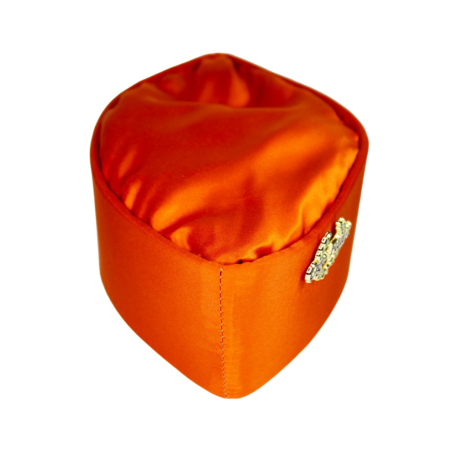 Orange Satin Original Oga Faaji Crown