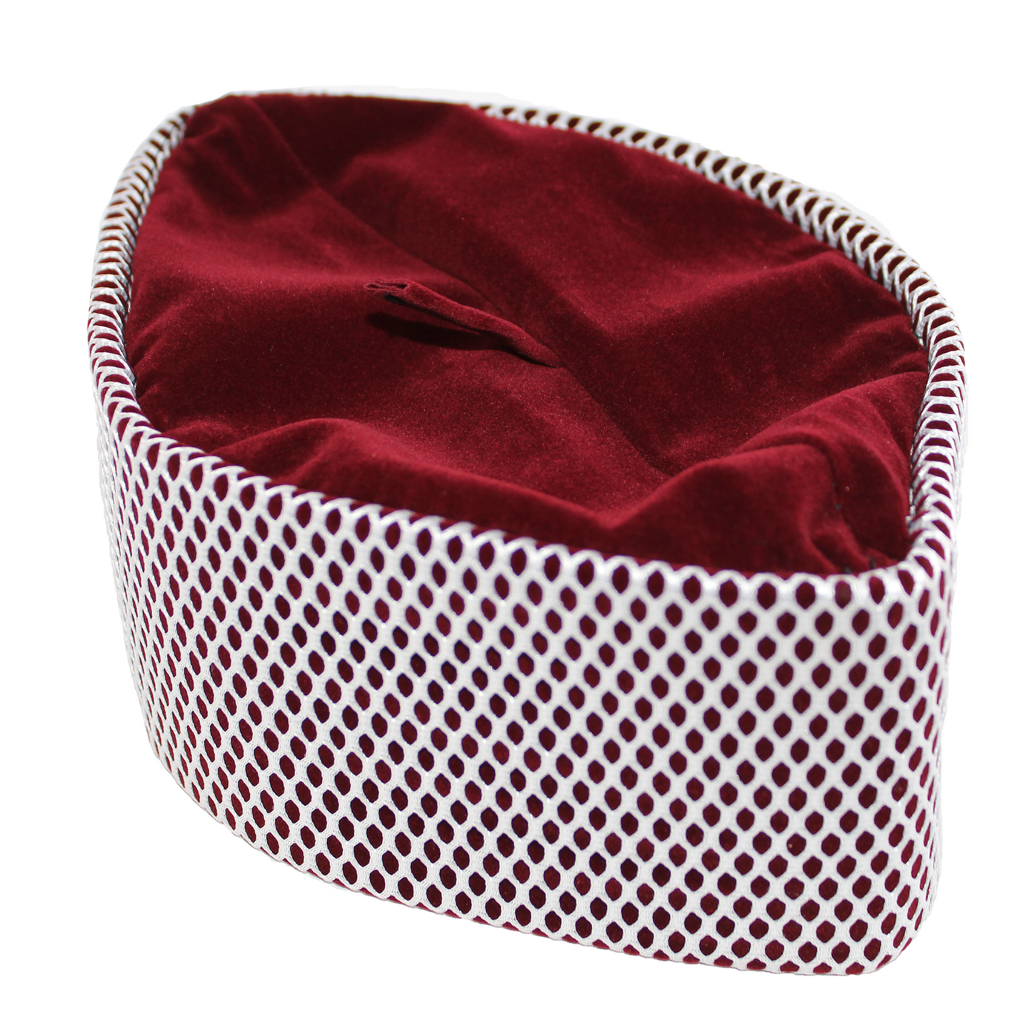 White/Burgundy Net Original Oga Faaji Crown