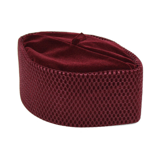 Burgundy Net Original Oga Faaji Crown