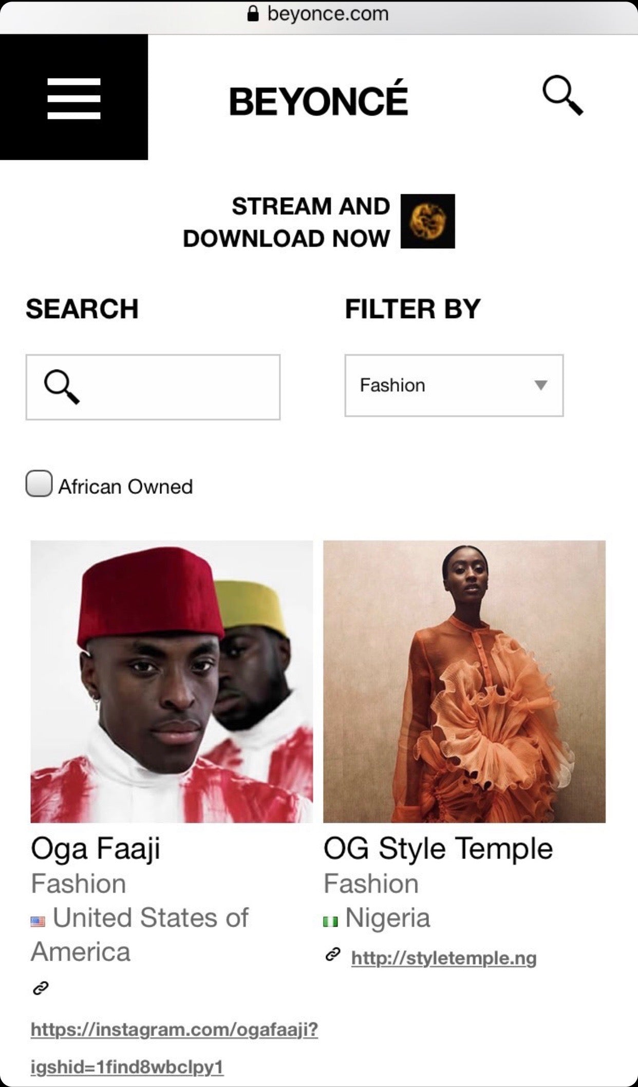 Beyoncé Black is King – Oga Faaji
