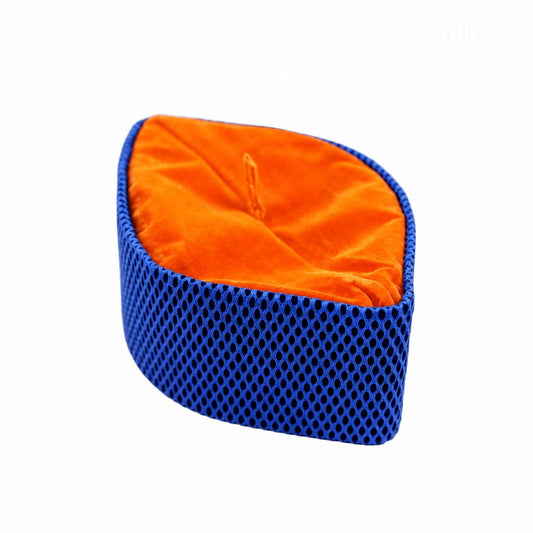 Orange/Black w Blue Net Original Oga Faaji Crown