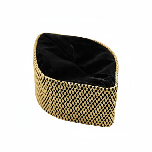 Black/Gold Net Original Oga Faaji Crown