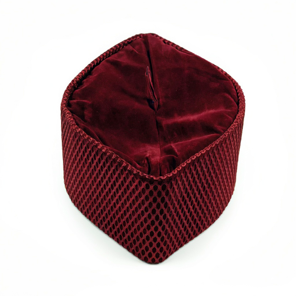 Burgundy Net Original Oga Faaji Crown