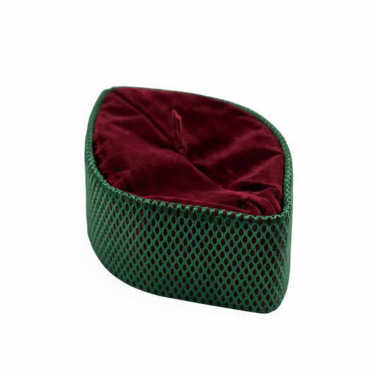 Burgundy/Green Net Original Oga Faaji Crown