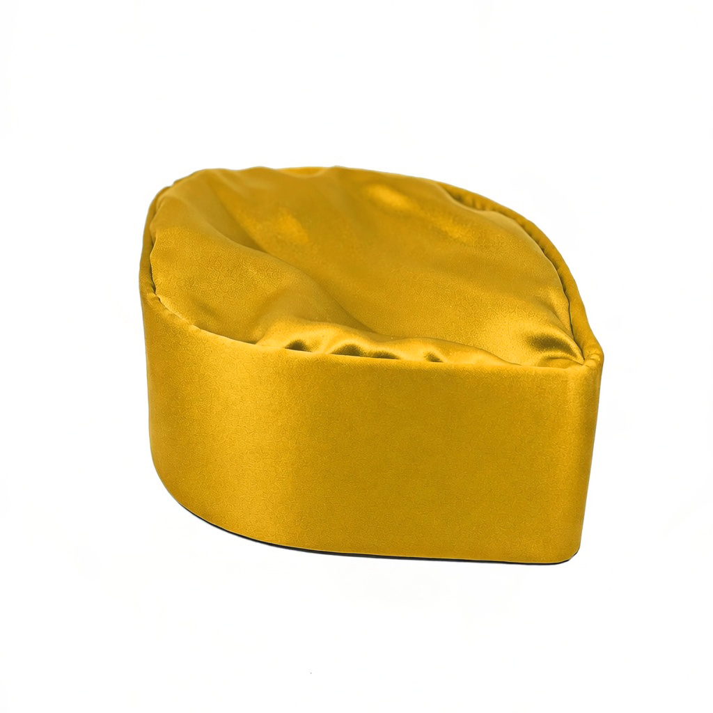 Mustard Gold Satin Original Oga Faaji Crown