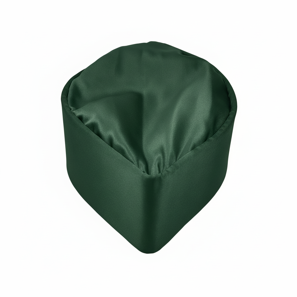 Hunter Green Satin Original Oga Faaji Crown