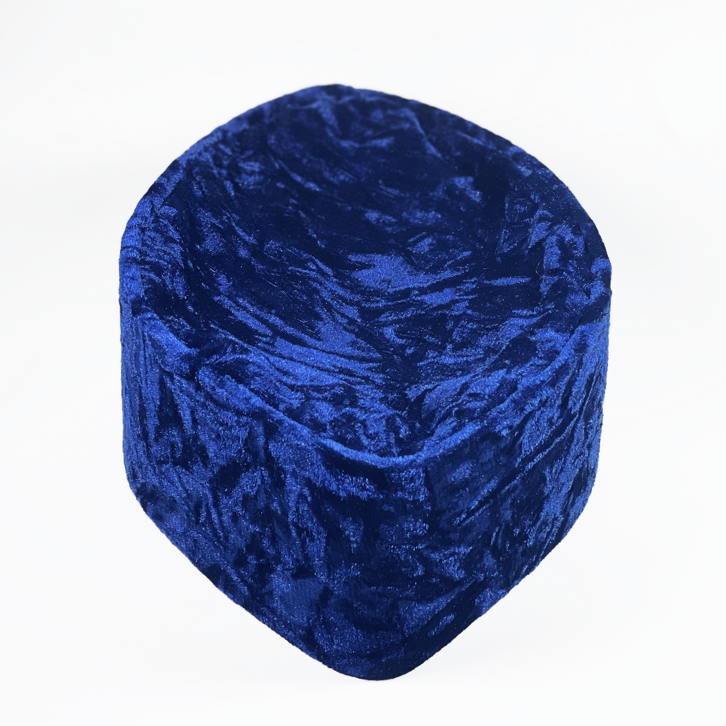 Blue Crushed Velvet  Original Oga Faaji Crown