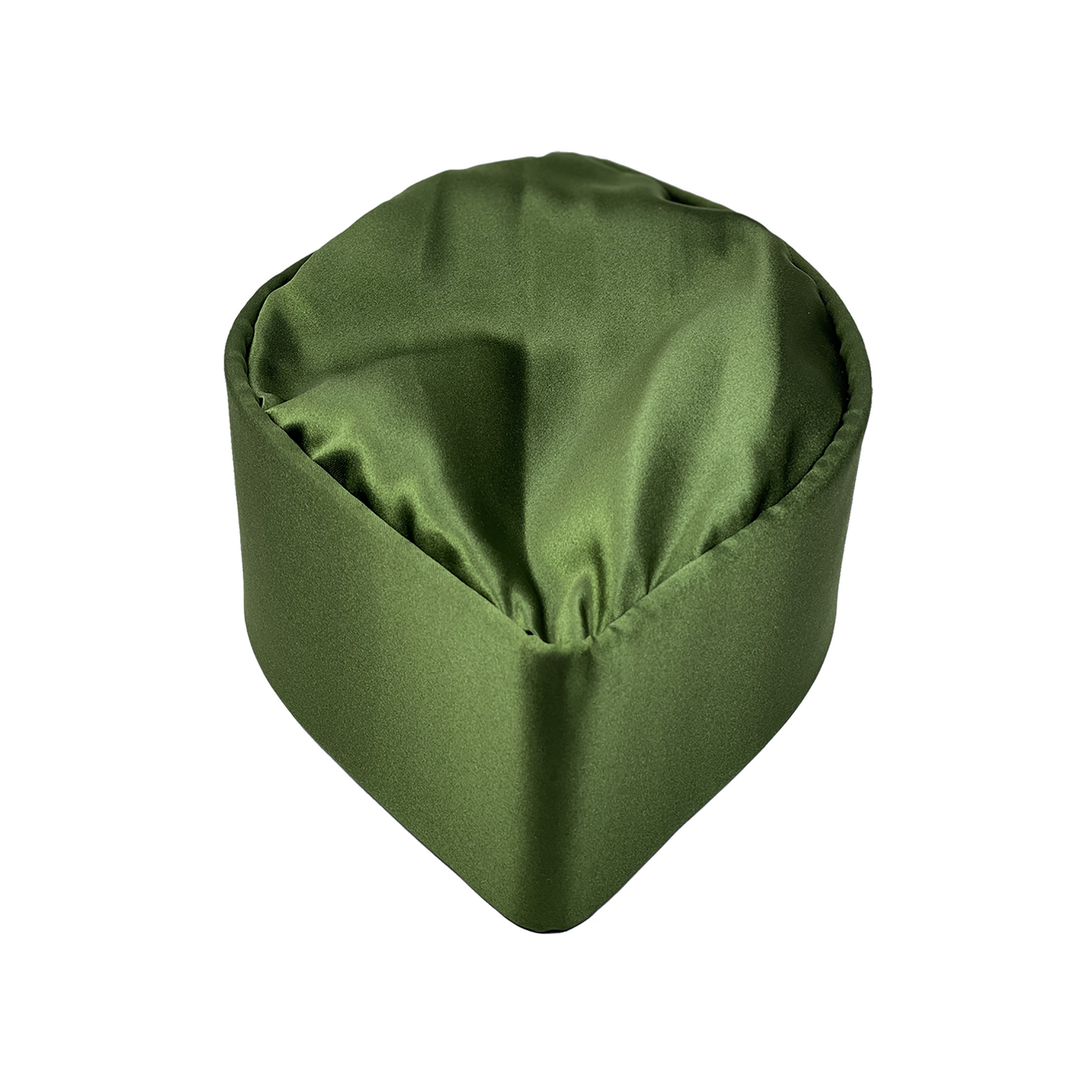 Olive Green Satin Original Oga Faaji Crown